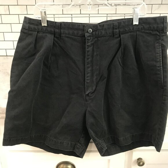 Ralph Lauren Shorts Mens Black Andrew Polo Chino 5 Inch Inseam - Picture 1 of 10